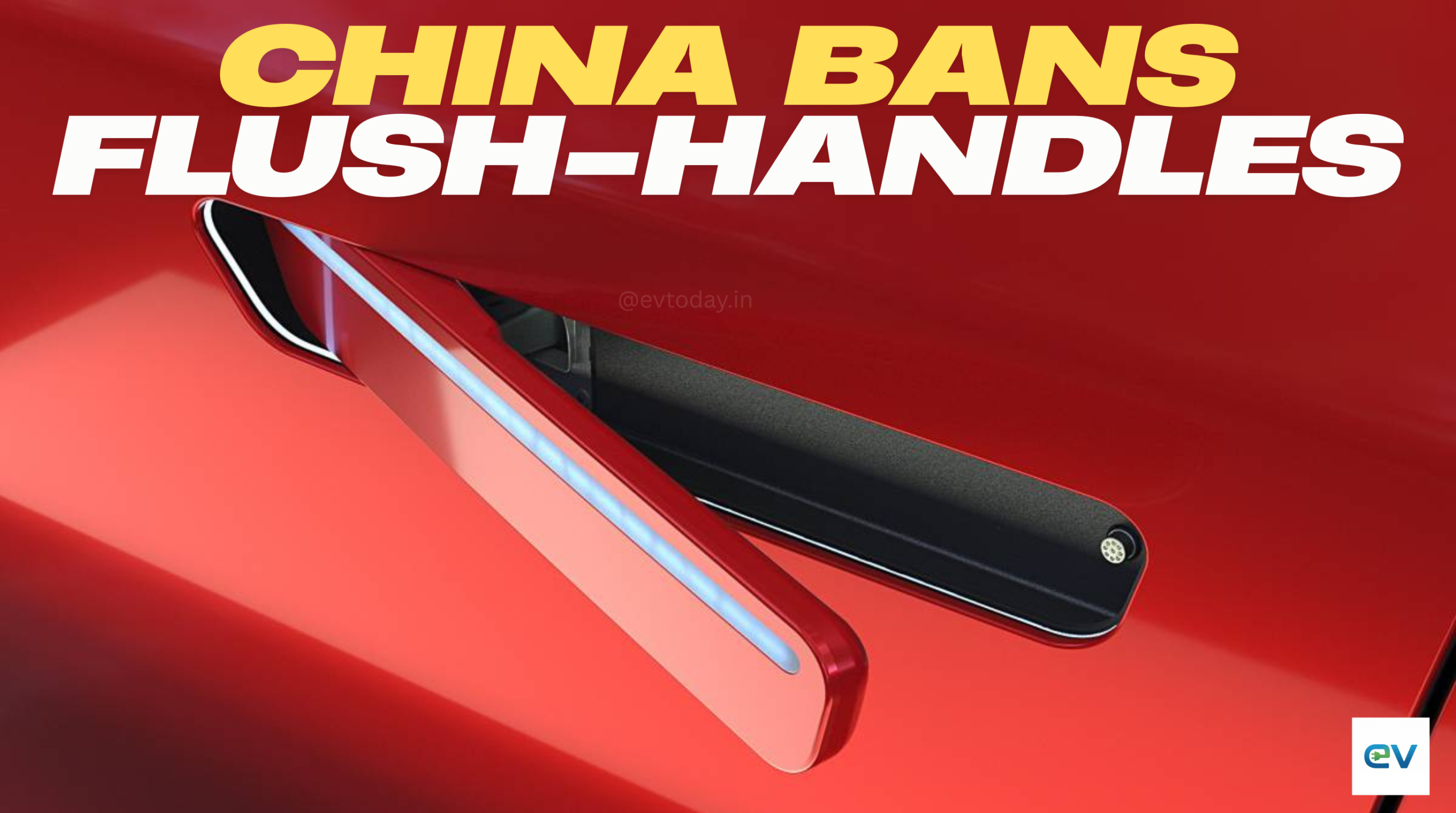 China bans flush-type door handles