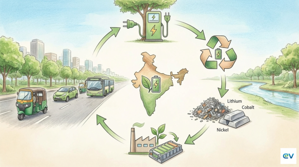 EV Battery Recycling India
