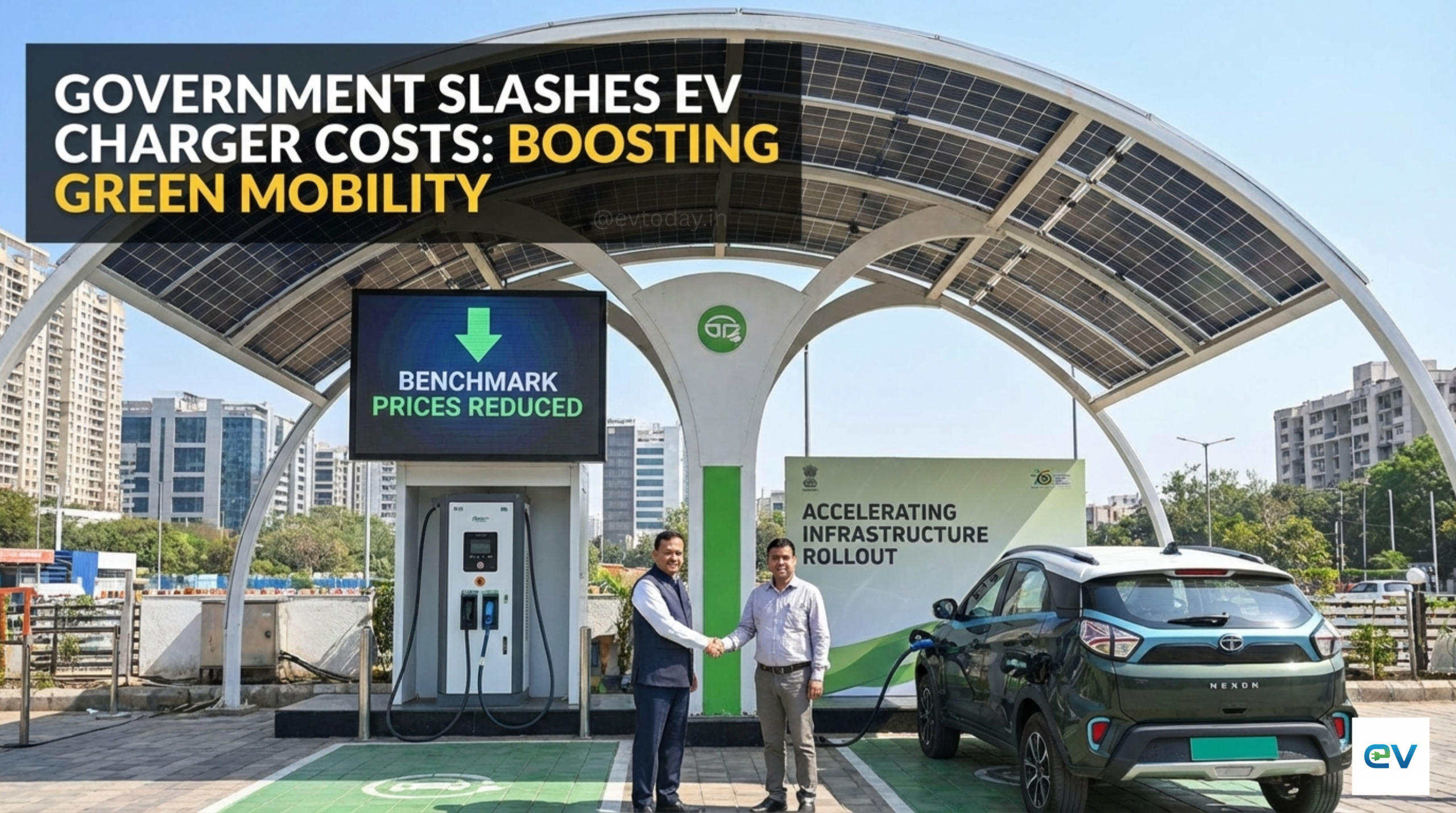 Government Reduces EV Charger Costs Detail the Indian government’s move to sharply cut benchmark prices for EV chargers to boost green mobility and infrastructure rollout.