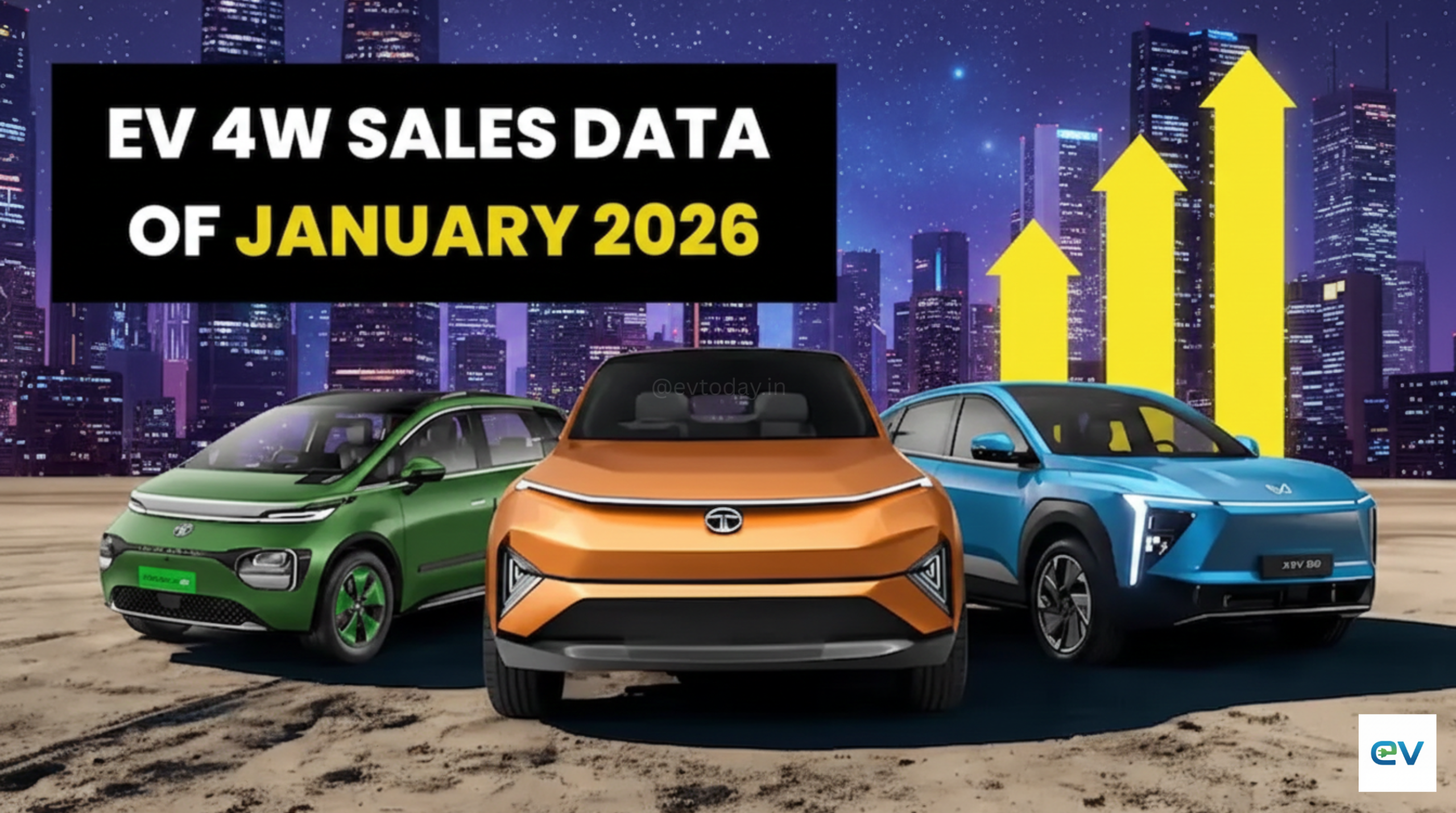 India Electric 4-Wheeler Sales January 2026: टाटा सबसे आगे, विनफास्ट ने BMW को पीछे छोड़ा