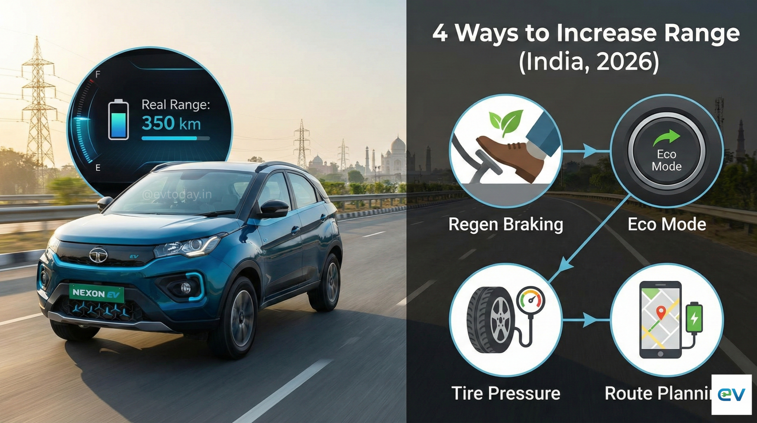 Know the Real Tata Nexon EV Range & 4 Ways to Increase Range (India, 2026)