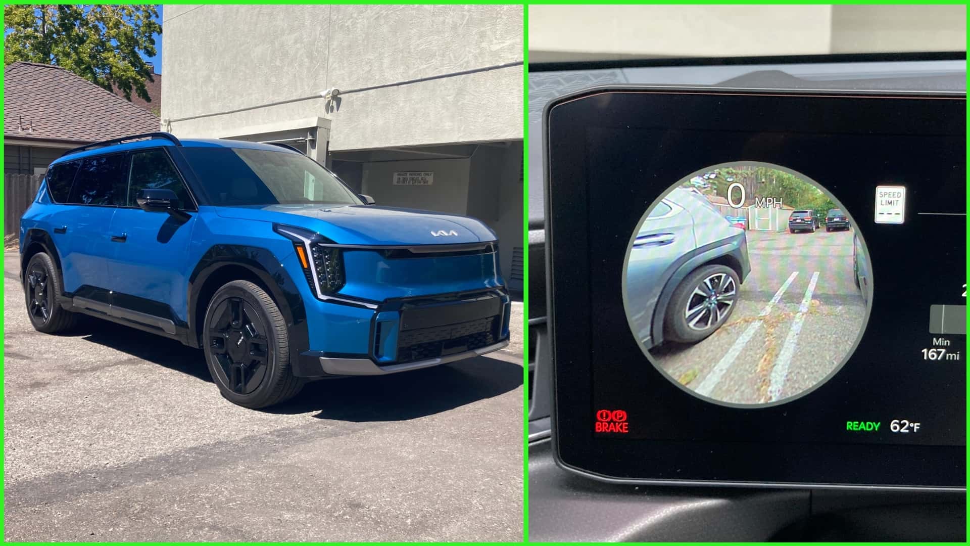 kia ev9 blind spot view monitor camera