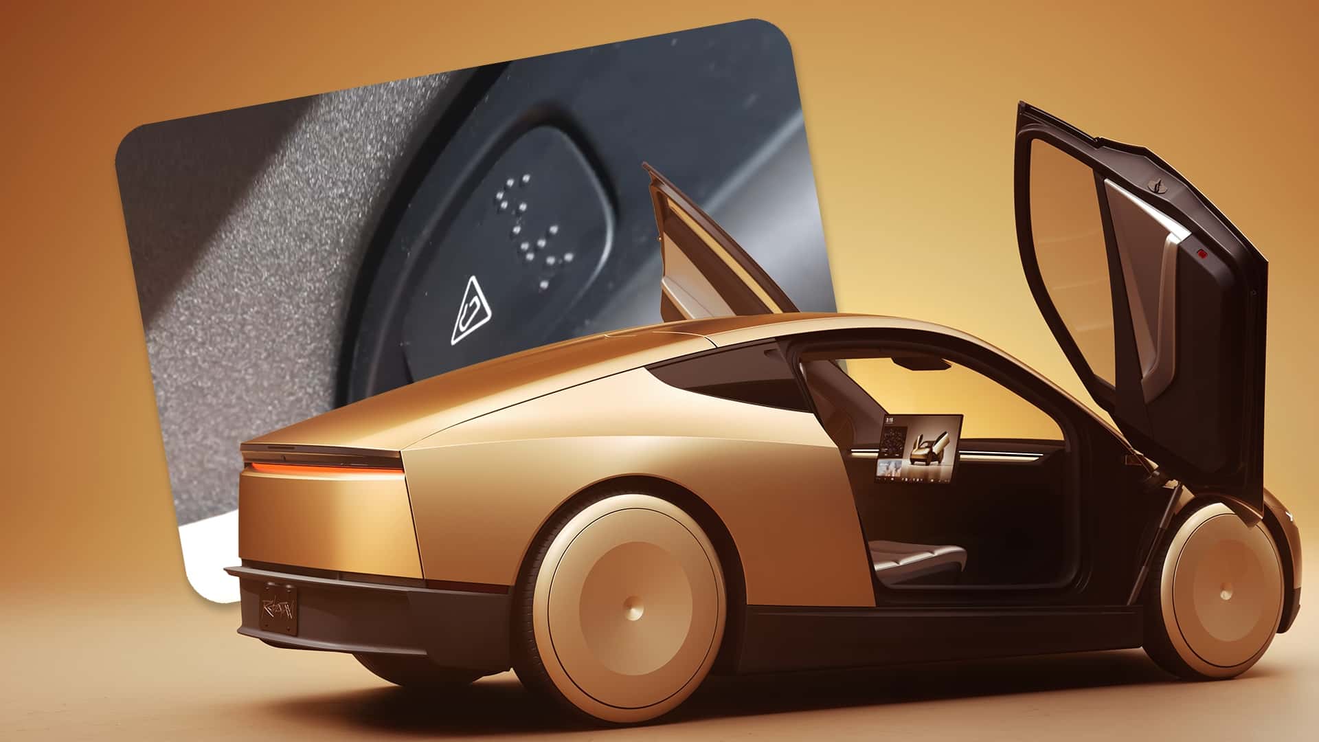 tesla cybercab door release